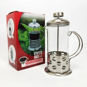 Заварник френч-прес Unique UN-1151 0.35 л, Колба Френч для чаю, Френч-прес для міцної кави