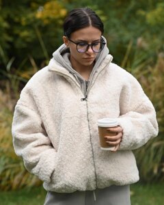 Жіноча куртка lamb барашек ВТ6794