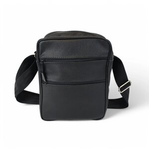 Стильна чоловіча шкіряна сумка через плече – преміальна якість та місткість, велика чоловіча сумка