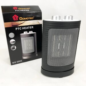 Дуйка DOMOTEC MS-5905 Ceramic 1500 Вт, тепловентилятор, електричний обігрівач, дуйчик обігрівач