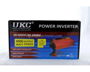 Інвертор перетворювач UKC AC/DC AR 4000W 12V / 3054