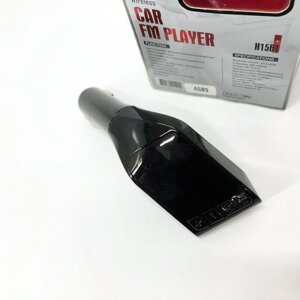 Автомобільний FM трансмітер модулятор H15 Bluetooth MP3, FM модулятор usb. Колір: чорний