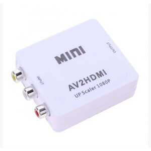 Конвертер RCA (AV) CVBS на HDMI адаптер відео з аудіо 1080P