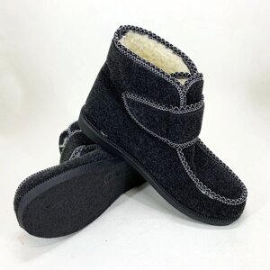 Черевики жіночі хутряні утеплені з застібкою 41 розмір, Жіночі зимові черевики з повсті