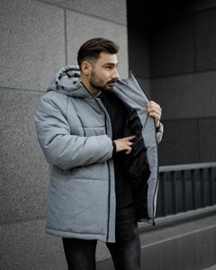 Утеплена куртка ТЗ-4 LEAF сіра