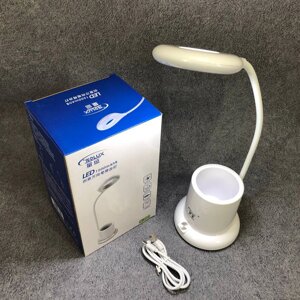 Настільна лампа TaigeXin LED TGX 1007, настільна лампа для школяра, настільна лампа на гнучкій ніжці