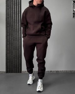 Чоловічий костюм із турецького трикотажу на флісі "RED"