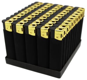 Запальничка газова кишенькова Toplite чорна матова