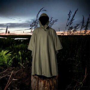 Дощовик пончо хакі, Армійський дощовик пончо, Пончо водонепроникне, Пончо-тент