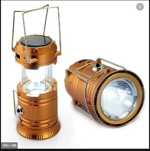 Ліхтар для кемпінгу SL-5800T, акумулятор, сонячна батарея