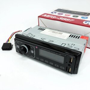 Автомагнітола MP3 3887 ISO 1DIN сенсорний дисплей LED/LCD, Автомобільна магнітола 1din штатна