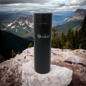 Термос з індикатором температури 0.5 л, Розумний термос з металевим корпусом, Розумний термос з екраном