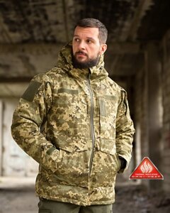 Тактична куртка бушлат Persona піксель Omni-Heat ВТ0448