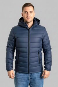 Куртка утеплена чоловіча в синьому кольорі SB-23231-Blue