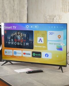 Тб smart TV fullhd LED, IPTV, T2 смарт тв Q90 46S вт3983