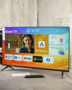 Тб smart TV fullhd LED, IPTV, T2 смарт тв Q90 42S вт3982