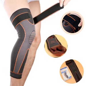 Бандаж колінного суглоба, еластичний, з фіксуючим ременем, 1шт, KNEE SUPPORT MA-23 / Наколінник компресійний