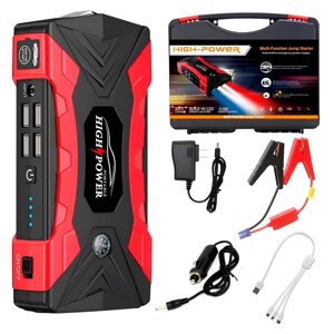 Бустер для авто 99800мАг, в кейсі, JUMPSTARTER QY33 / Пуско зарядний пристрій / Повербанк для авто