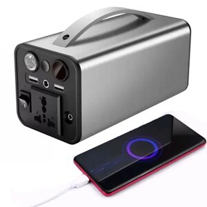 Портативна зарядна станція 200Вт, 50000мАг (220В+USB+DC) OKD-200 / Зарядна електростанція для дому