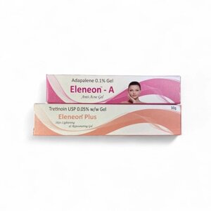 Комплекс від акне - Третиноїном 0.05 Eleneon Plus 30г і Гель з адапаленом Eleneon-A 20г