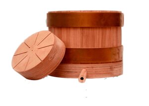 Дерев'яна бочка для маслопресу холодного віджиму CraftOil 3л