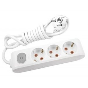 Мережевий фільтр X-tendia 3 розетки 2м (WLTA04322GR-UA)