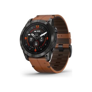Смарт-годинник Epix Pro Gen 2 Sapphire 51mm Carbon G. DLC Tit. with Chestnut L. Band (010-02804-30/31)
