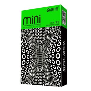Крапкові презервативи HBM MINI зменшеного розміру 10 штук