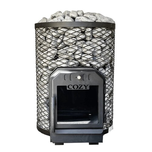 Дров'яна кам'янка COZY 18 O-TW виносна топка від компанії Магазин камінів і печей - фото 1