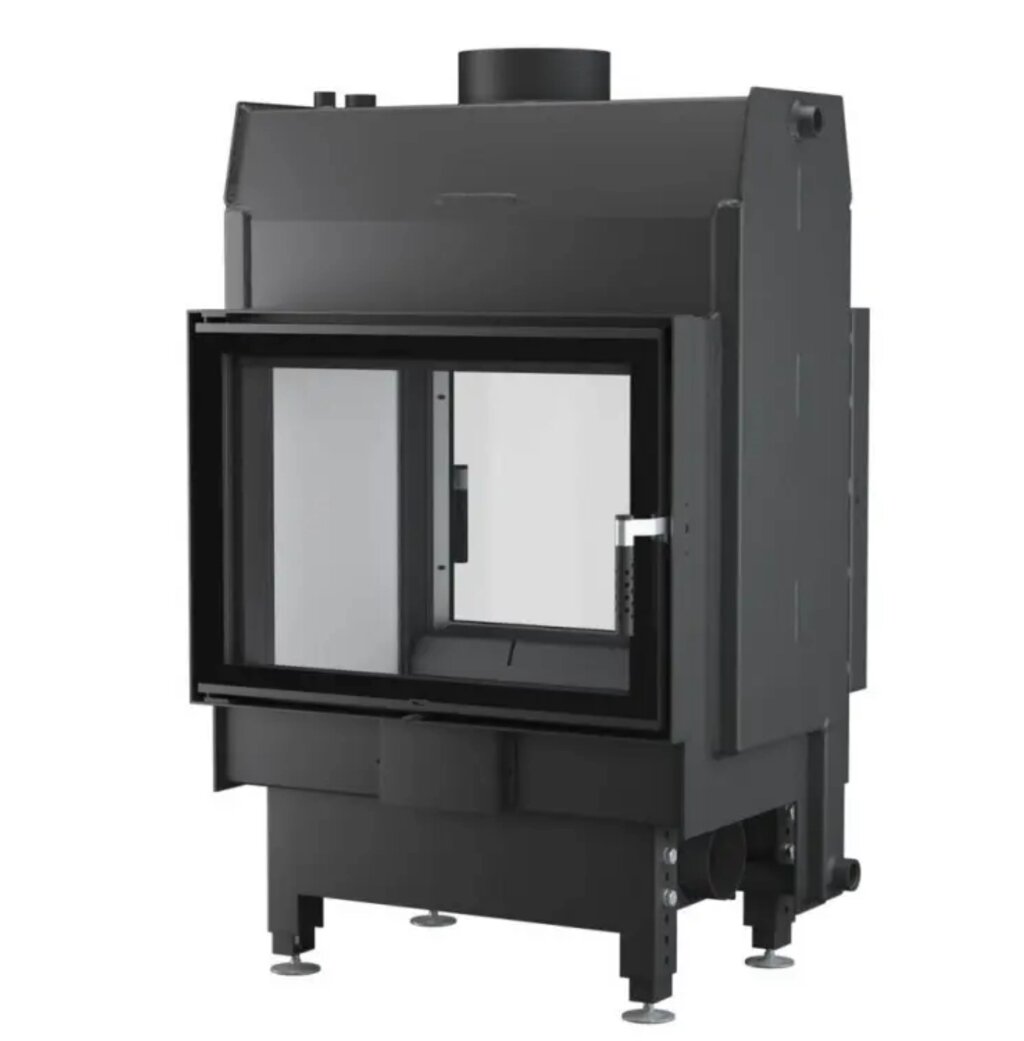 Двосторонній камін з водяним контуром NEMO 2 DUO Raster 16кВт від компанії Магазин камінів і печей - фото 1