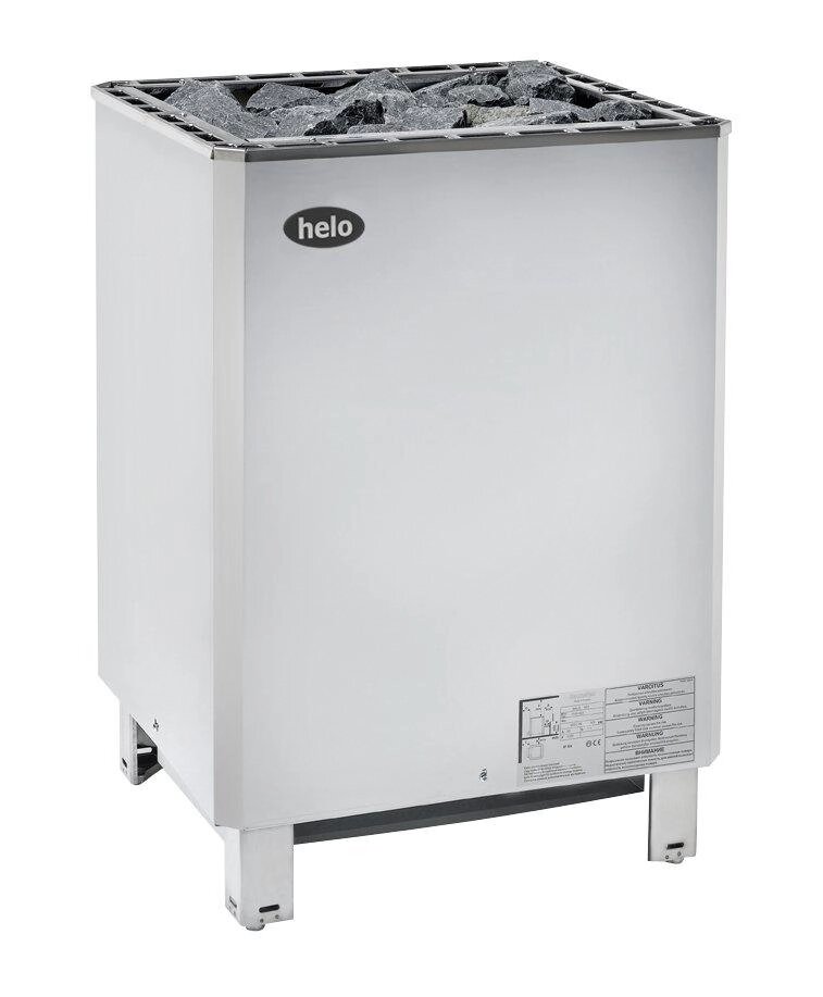 Електрокам'янка для сауни HELO SKLE 1201 хром, 10-18м від компанії Магазин камінів і печей - фото 1