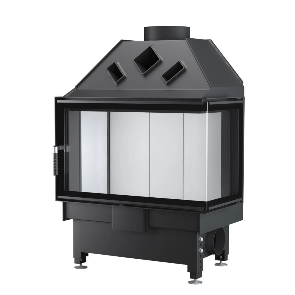 Камінна топка Unico DRAGON 4B Slim Raster Standard 14кВт від компанії Магазин камінів і печей - фото 1