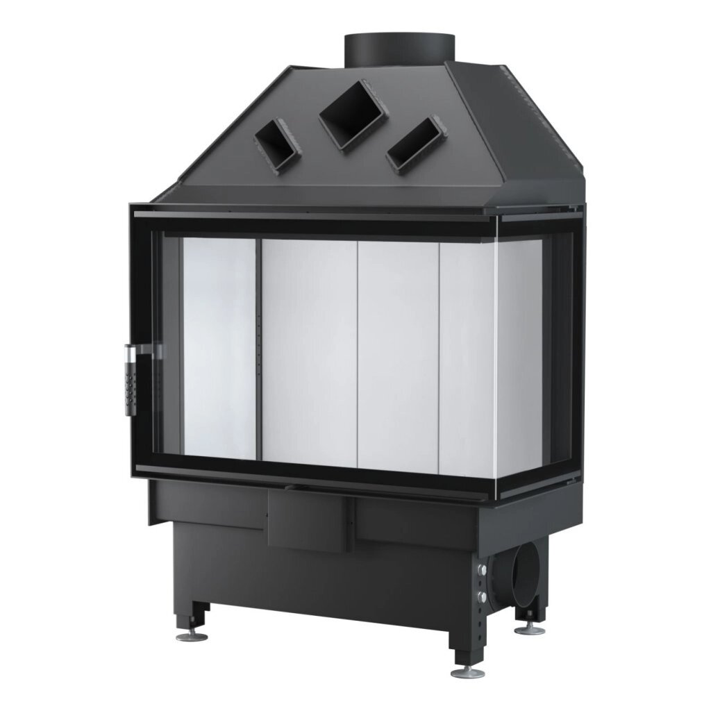 Камінна топка Unico DRAGON 4B XL Slim Raster Standard, 14 кВт від компанії Магазин камінів і печей - фото 1