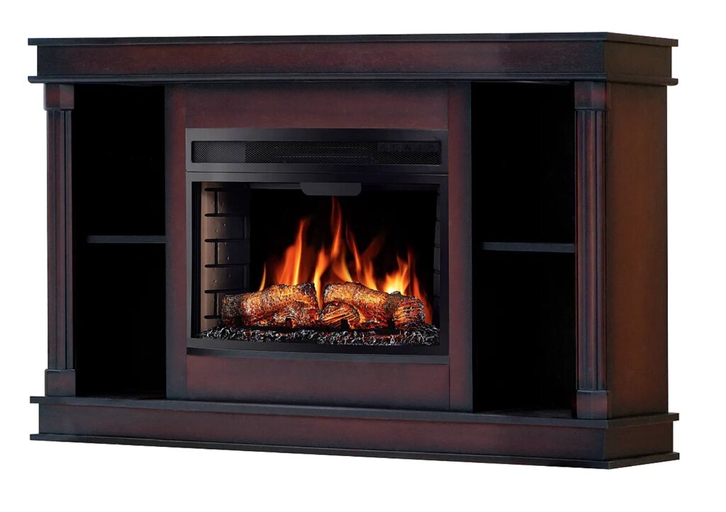 Камінокомплект ArtiFlame Brittany AF25 коньяк з обігрівом і звуком горіння вогню від компанії Магазин камінів і печей - фото 1