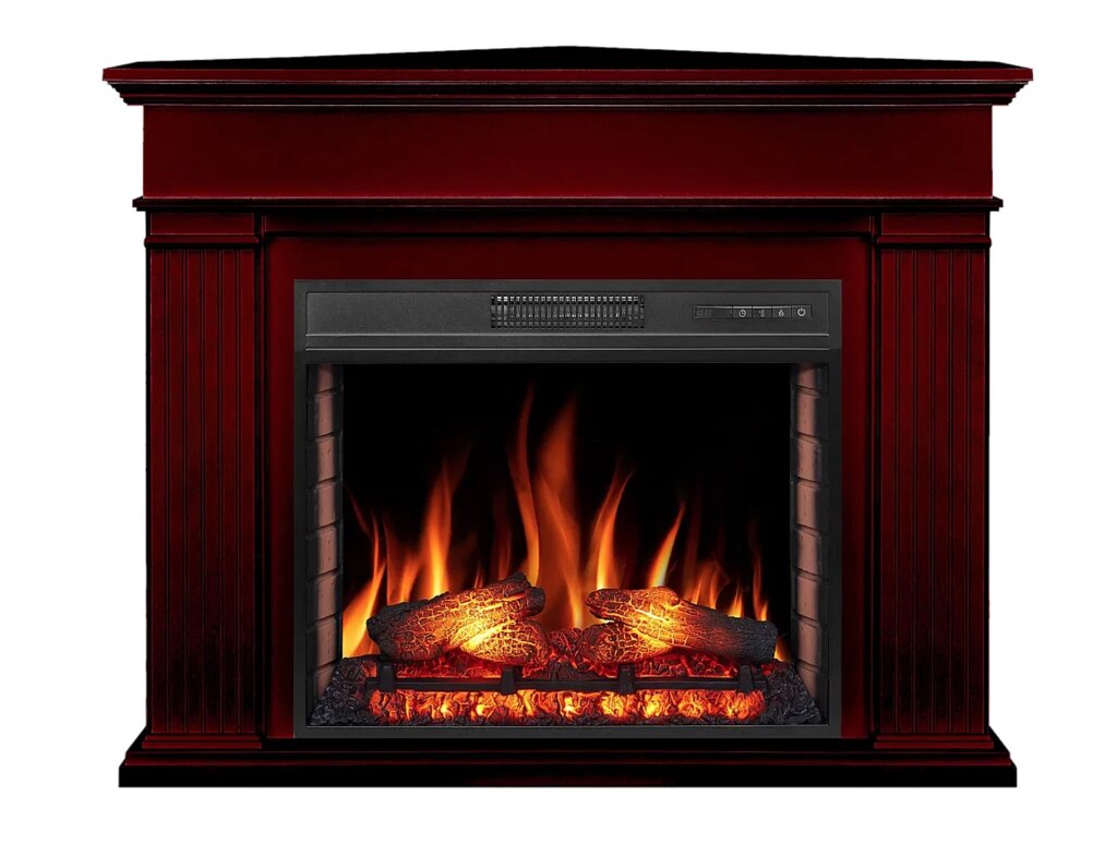 Камінокомплект кутовий ArtiFlame Andante Corner AF28S коньяк від компанії Магазин камінів і печей - фото 1