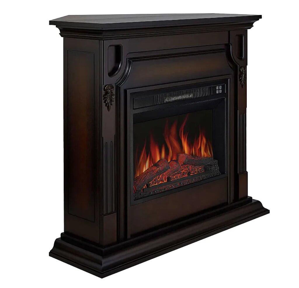 Камінокомплект універсальний 2в1 ArtiFlame Toronto AF23S махагон від компанії Магазин камінів і печей - фото 1