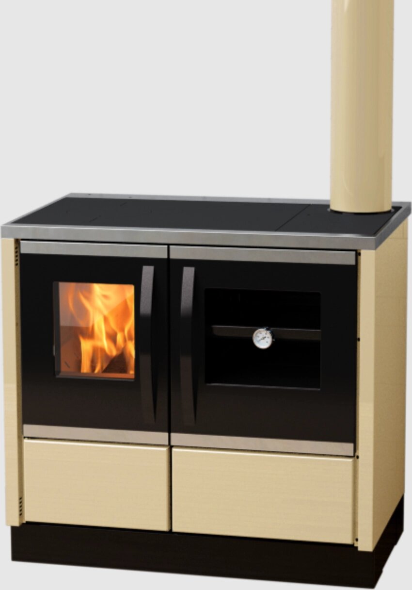 Опалювально-варильна піч MBS THERMO ROCKY, 25кВт від компанії Магазин камінів і печей - фото 1