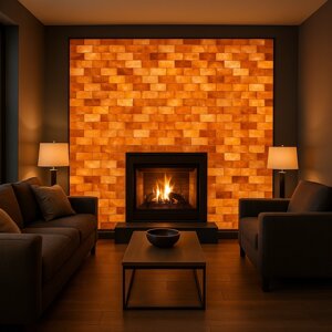 Цегла з пропилом 20/10/2,5 см із гімалайської солі