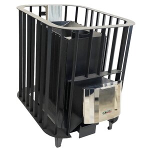 Дров'яна піч для лазні і сауни EcoFlame Скеля 20