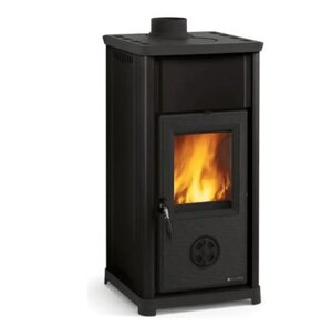 Піч-камін LaNordica TEA 7 кВт чорна