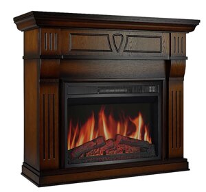 Камінокомплект ArtiFlame Beethoven AF23S дуб антик з обігрівом і звуком горіння вогню