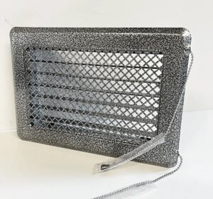 Вентиляційна решітка Darco Рж3 245х175 мм, ант. срібло з ланцюжком