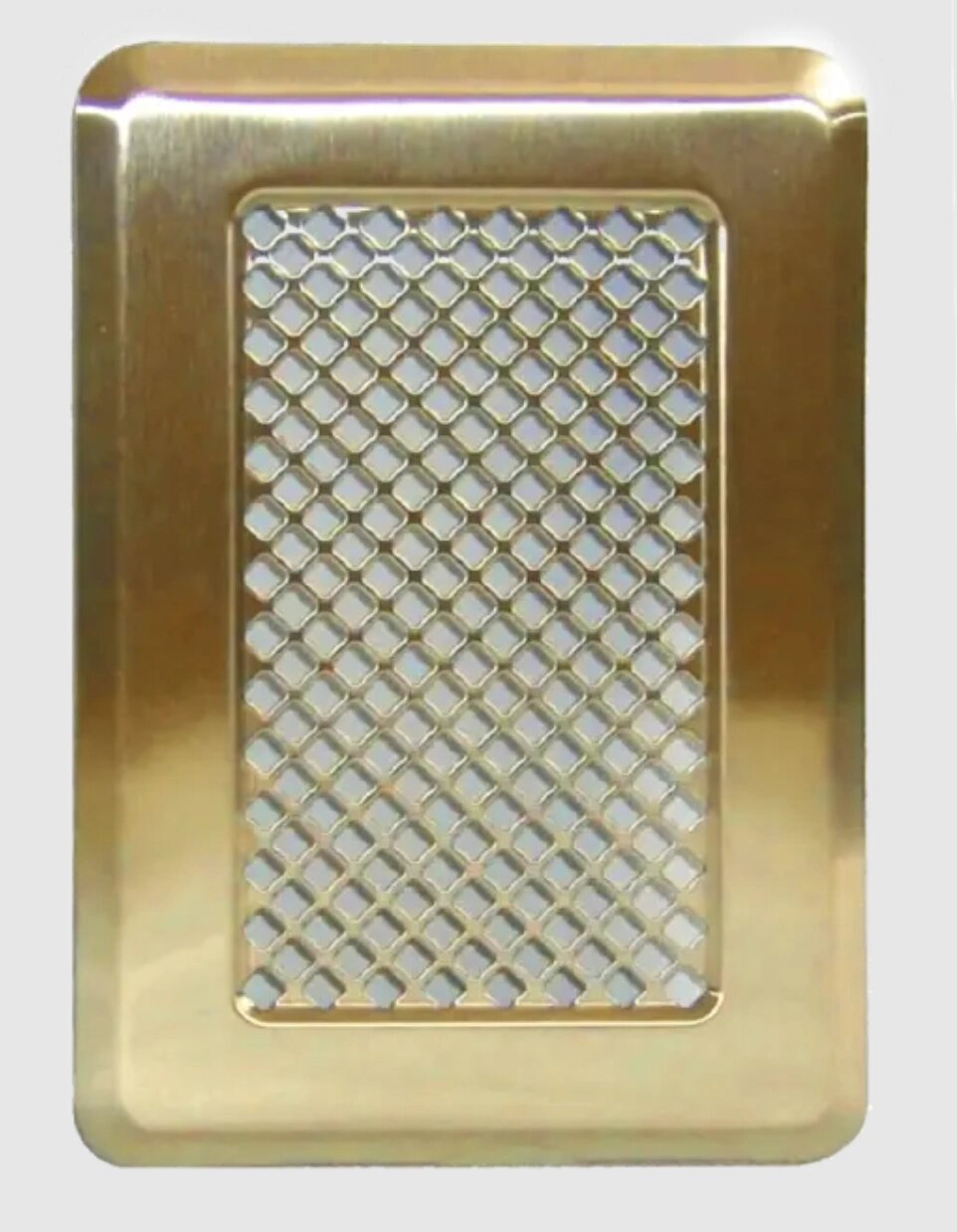 Вентиляційна решітка Darco Р1, 195х135 мм, лак. латунь від компанії Магазин камінів і печей - фото 1