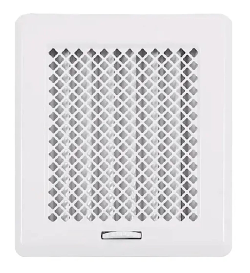 Вентиляційна решітка Darco Рж2, 195х175 мм, біла від компанії Магазин камінів і печей - фото 1