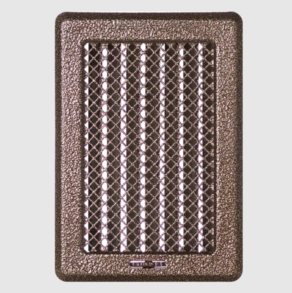 Вентиляційна решітка Darco Рж3, 245х175, ант. мідь від компанії Магазин камінів і печей - фото 1