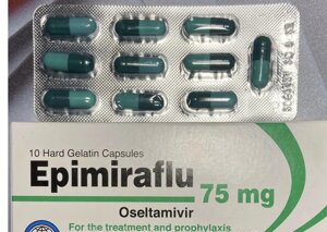 Epimiraflu Oseltamivir 75 mg противірусний препарат Єгипет