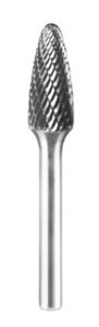 Борфреза твердосплавна гіперболічна 16х25 хвостовик 6 мм