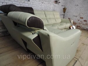 Шкіряний диван куток з Реклайнер, recliner