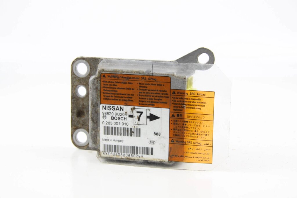 Блок управління AIRBAG Nissan Note (E11) 2006-2013 988209U20A (50114) від компанії Автозапчастини б/в для японських автомобілів - вибирайте Razborka6062 - фото 1