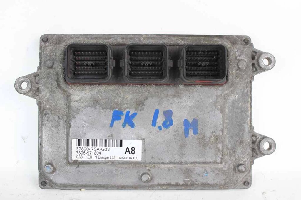 Блок управління двигуном 1.8 Honda Civic 5D (FK) 2007-2013 37820RSAG33 (78151) від компанії Автозапчастини б/в для японських автомобілів - вибирайте Razborka6062 - фото 1